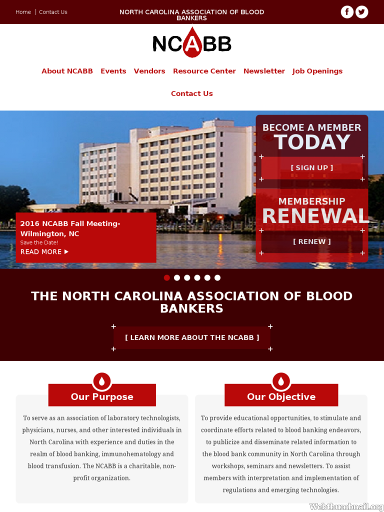 More information about "North Carolina Association of Blood Banks"